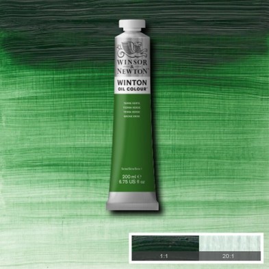Materiais Belas Artes - Oleo Winton W&N, Terra Verde\n, 200 ml. | totenart.com