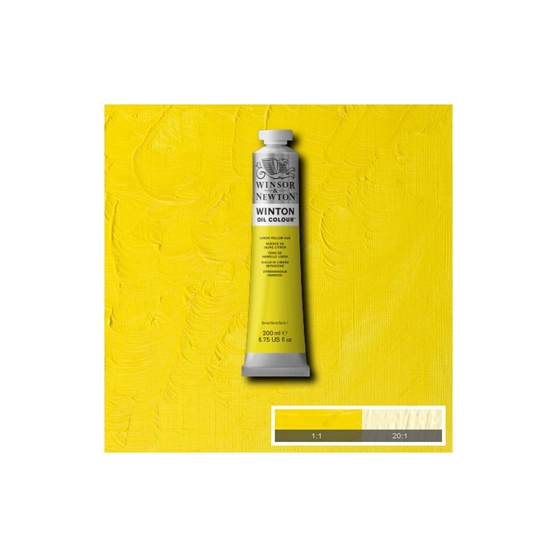 Materiais Belas Artes - Oleo Winton W&N, Amarelo Limão, 200 ml. | totenart.com