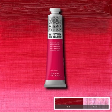 Materiais Belas Artes - Oleo Winton W&N,Rosa Permanente\n, 200 ml. | totenart.com