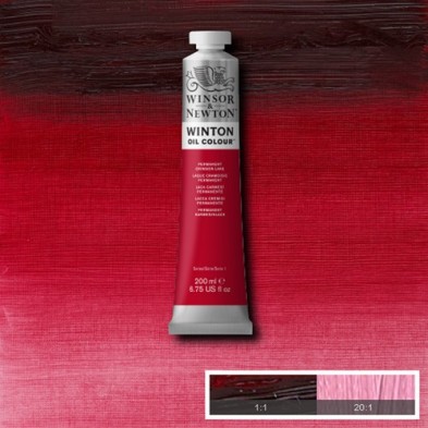 Materiais Belas Artes - Oleo Winton W&N, \nLaca Carmesim Permanente, 200 ml. | totenart.com