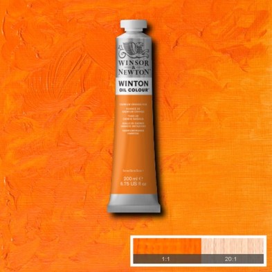 Materiais Belas Artes - Oleo Winton W&N, Tono Amarelo Cad. Laranja, 200 ml. | totenart.com