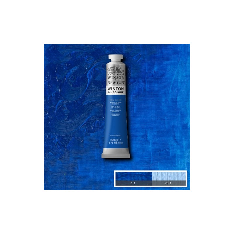 Materiais Belas Artes - Oleo Winton W&N, Tono Azul Cobalto, 200 ml. | totenart.com