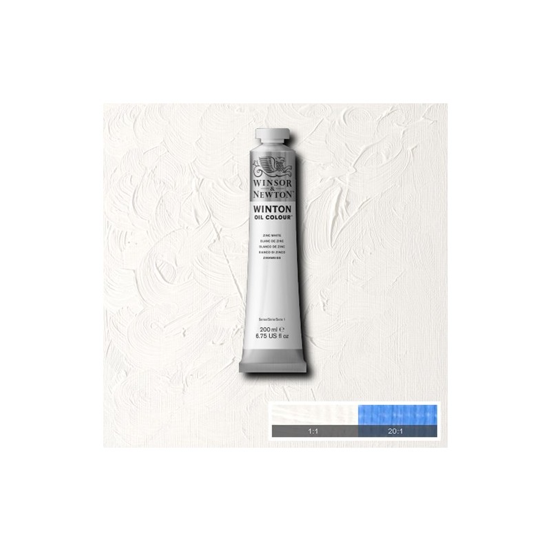 Materiais Belas Artes - Oleo Winton W&N, Branco Zinc, 200 ml. | totenart.com