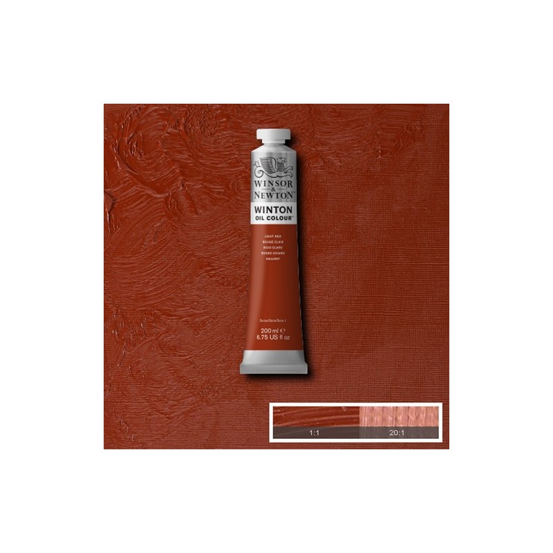 Materiais Belas Artes - Oleo Winton W&N, Vermelho claro\n, 200 ml. | totenart.com