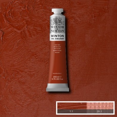 Materiais Belas Artes - Oleo Winton W&N, Vermelho claro\n, 200 ml. | totenart.com