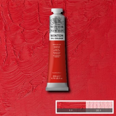 Materiais Belas Artes - Oleo Winton W&N, Tono Vermelhão, 200 ml. | totenart.com