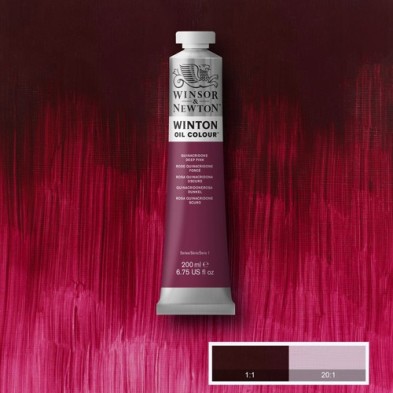 Materiais Belas Artes - Oleo Winton W&N, Quinacridona rosa escuro\n, 200 ml. | totenart.com