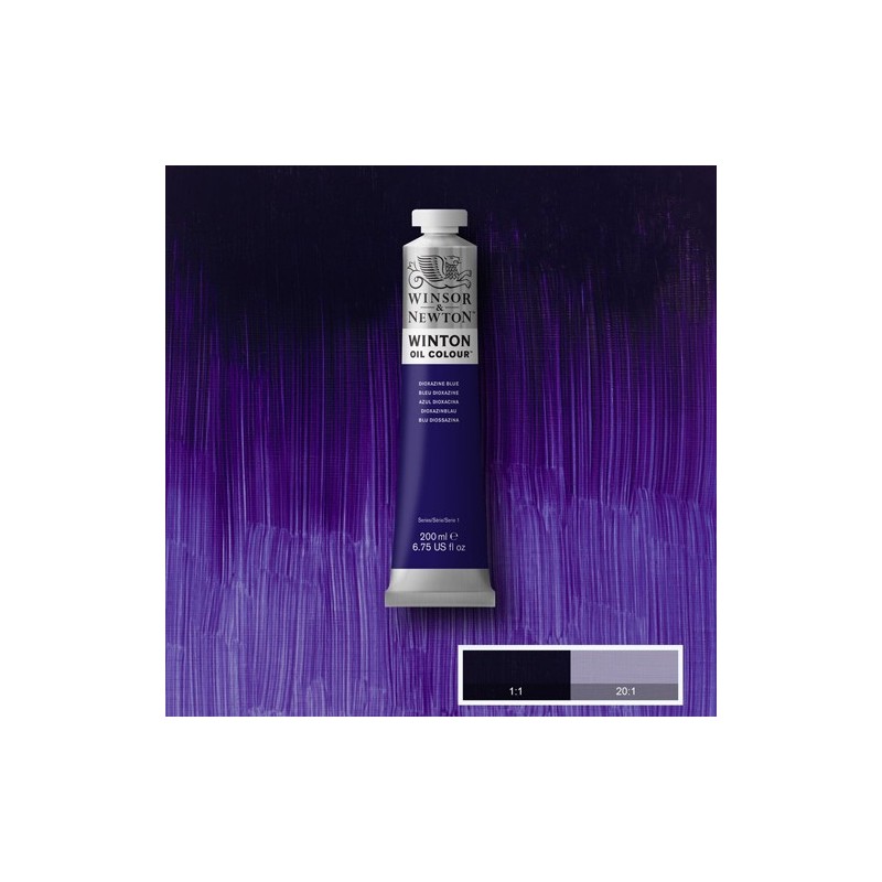 Materiais Belas Artes - Oleo Winton W&N, Azul de Dioxacina, 200 ml. | totenart.com