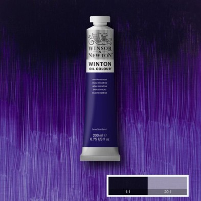 Materiais Belas Artes - Oleo Winton W&N, Azul de Dioxacina, 200 ml. | totenart.com