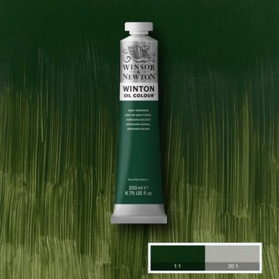 Materiais Belas Artes - Oleo Winton W&N, \n\nVerdigris escuro, 200 ml. | totenart.com