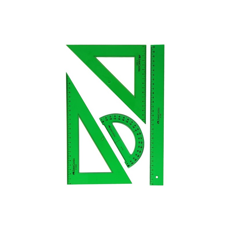 Materiais Belas Artes - Conjunto de regras Faber Castell | totenart.com