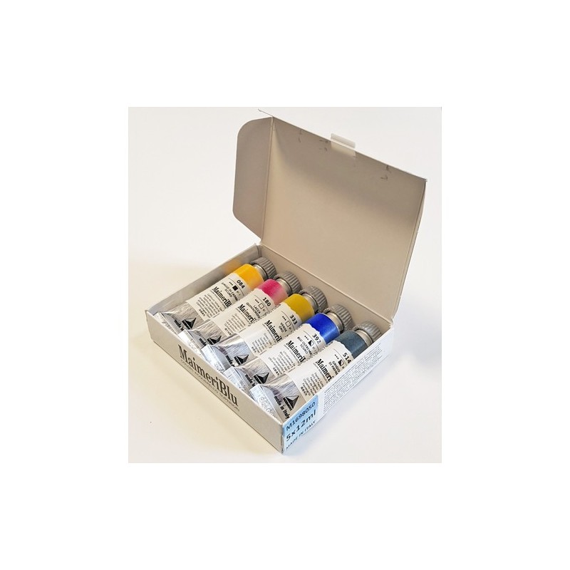 Materiais Belas Artes - Caixa de aquarela MaimeriBlu, 5 tubos de 12 ml | totenart.com