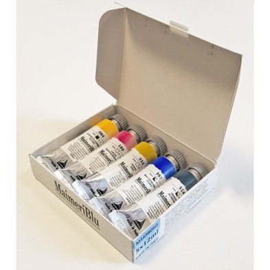 Materiais Belas Artes - Caixa de aquarela MaimeriBlu, 5 tubos de 12 ml | totenart.com