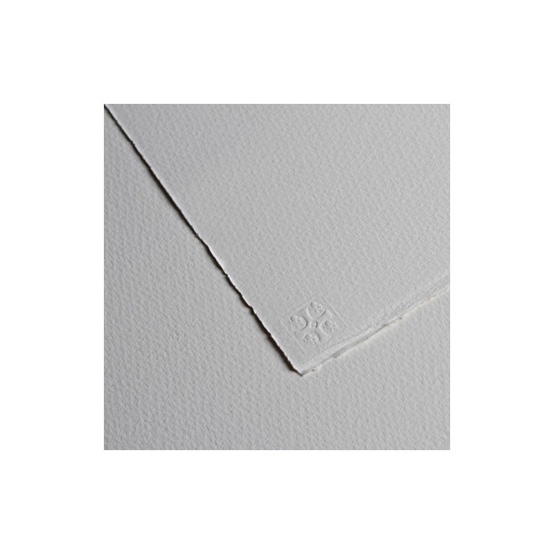 Materiais Belas Artes - Papel Aquarela Saunders Waterford, 300 g, 56x76 cm, grão grosso, Branco natural | totenart.com