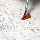 Materiais Belas Artes - Caixa kit pintura por números \"Renne Moderne\", 40x50cm, Figured\'Art | totenart.com