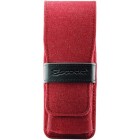 Materiais Belas Artes - Bolsa com 3 escovas de viagem vermelho Escoda | totenart.com