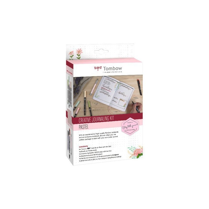 Materiais Belas Artes - Conjunto Creative Bullet Journaling Tombow, Pastel | totenart.com