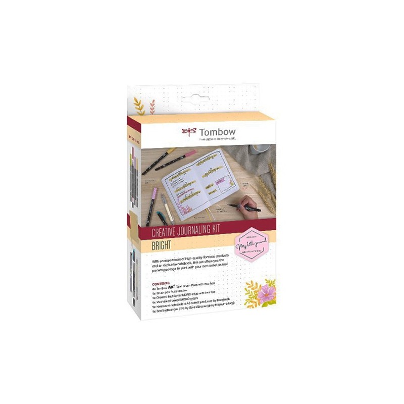 Materiais Belas Artes - Conjunto Creative Bullet Journaling Tombow, Bright | totenart.com