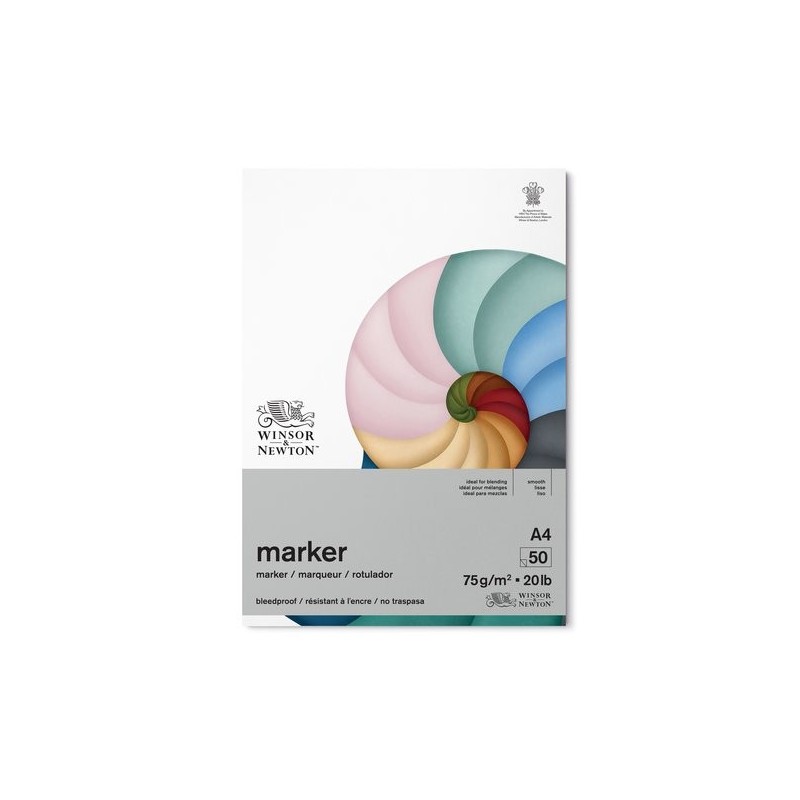 Materiais Belas Artes - Block para marcador Winsor&Newton, A4, 75 gr. | totenart.com