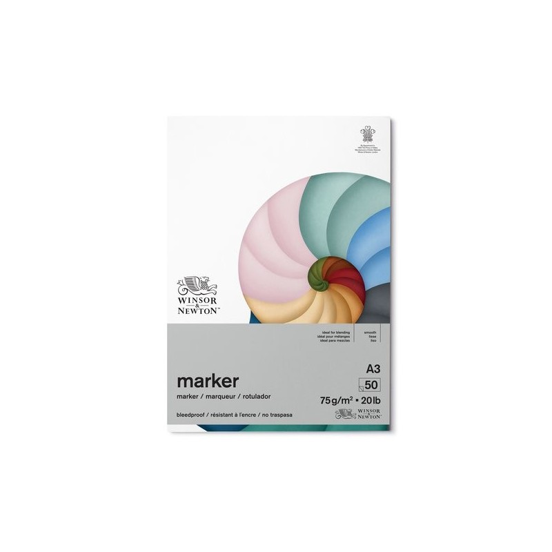 Materiais Belas Artes - Block para marcador Winsor&Newton, A3, 75 gr. | totenart.com
