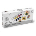 Materiais Belas Artes - Caixa 8 aquarelas Cotman 1/2 godet e pincel Winsor & Newton, Floral | totenart.com\n
