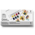 Materiais Belas Artes - Caixa 8 aquarelas Cotman 1/2 godet e pincel Winsor & Newton, Floral | totenart.com\n