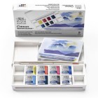 Materiais Belas Artes - Caixa 8 aquarelas Cotman 1/2 godet e pincel Winsor & Newton, Céus | totenart.com\n