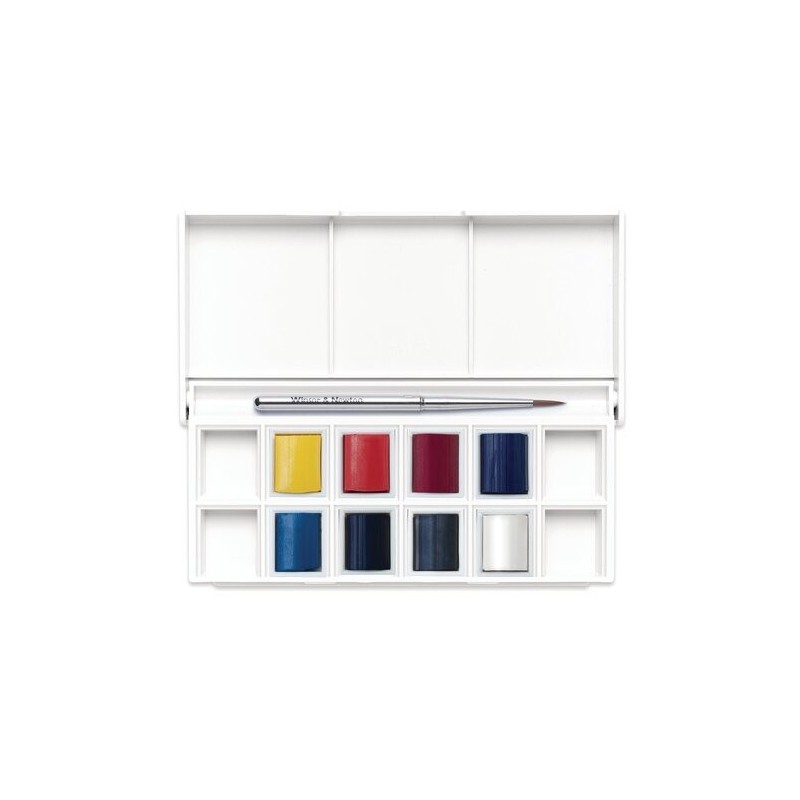 Materiais Belas Artes - Caixa 8 aquarelas Cotman 1/2 godet e pincel Winsor & Newton, Céus | totenart.com\n