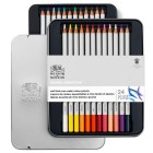 Materiais Belas Artes - Caixa metal lapiz aquarela Studio Collection Winsor&Newton 24 uds.  | totenart.com