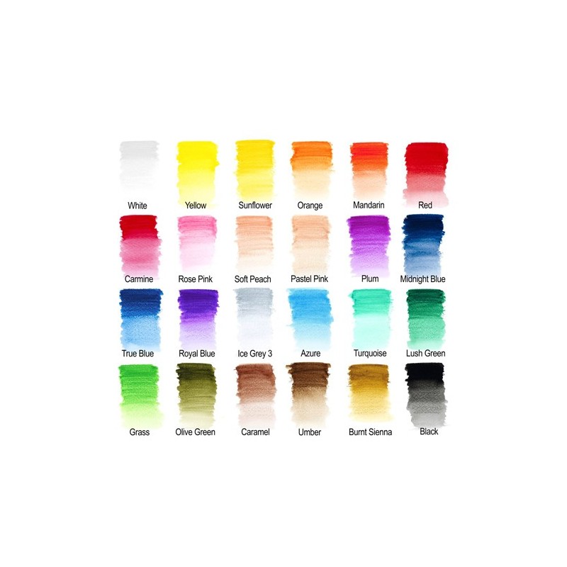 Materiais Belas Artes - Caixa metal lapiz aquarela Studio Collection Winsor&Newton 24 uds.  | totenart.com