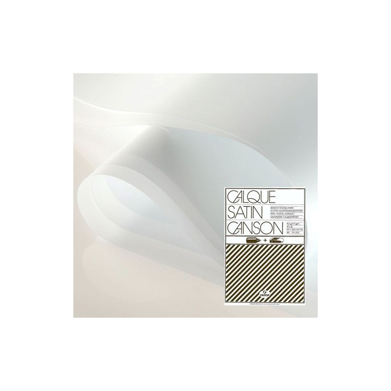 Materiais Belas Artes - Papel Vegetal Satin 92/95 gr, 59,4x84,1 cm (A1), Canson | totenart.com
