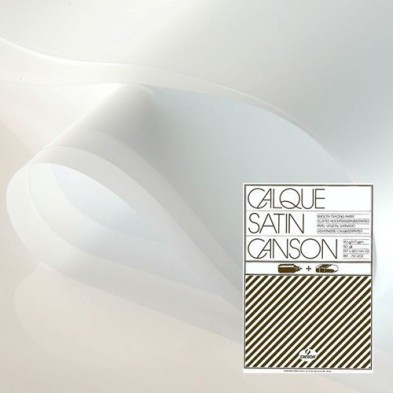 Materiais Belas Artes - Papel Vegetal Satin 92/95 gr, 59,4x84,1 cm (A1), Canson | totenart.com