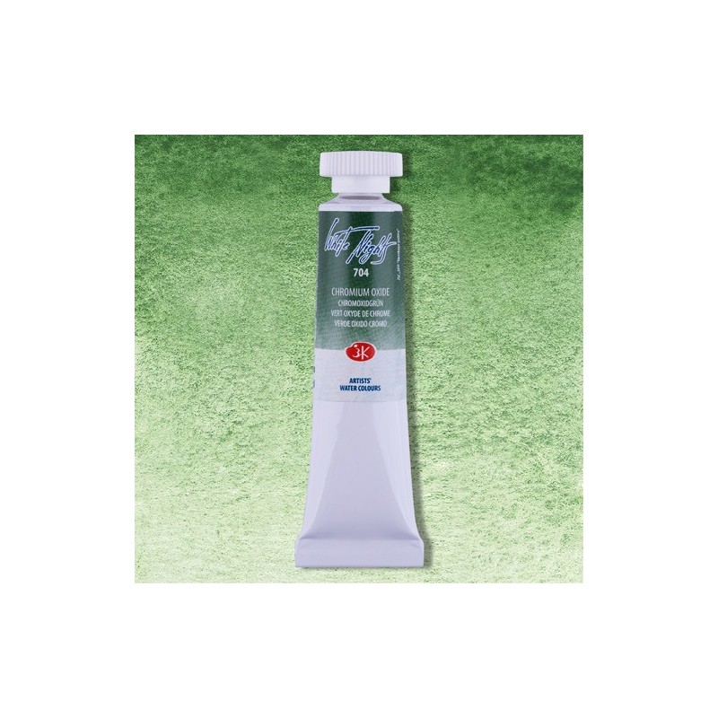 Materiais Belas Artes - Aquarelas White Nights no tubo 10 ml. Verde Óxido de Crómio 704 | totenart.com