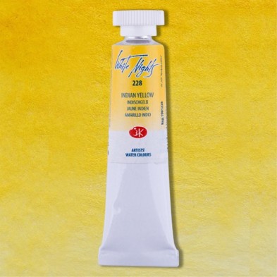 Materiais Belas Artes - Aquarelas White Nights no tubo 10 ml. India Amarelo 228 | totenart.com