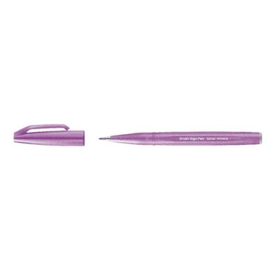 Materiais Belas Artes - Marcador Pincel Pentel Touch, Rosa violeta | totenart.com