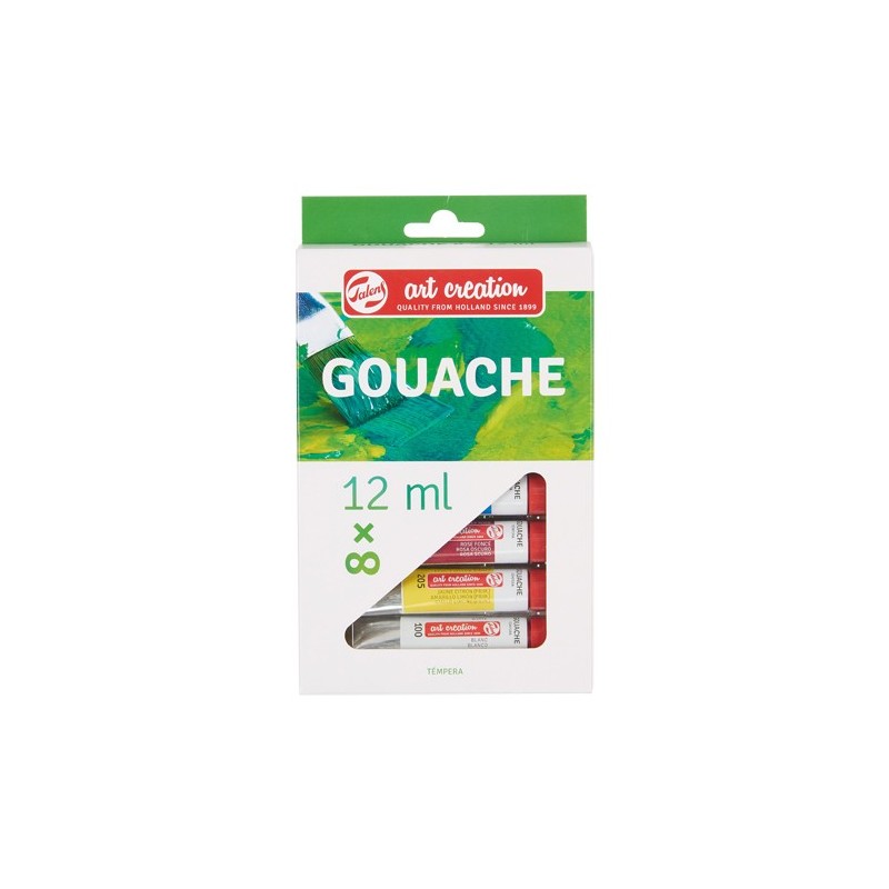 Materiais Belas Artes - Caixa Gouache ArtCreation 8 tubos 12ml | totenart.com