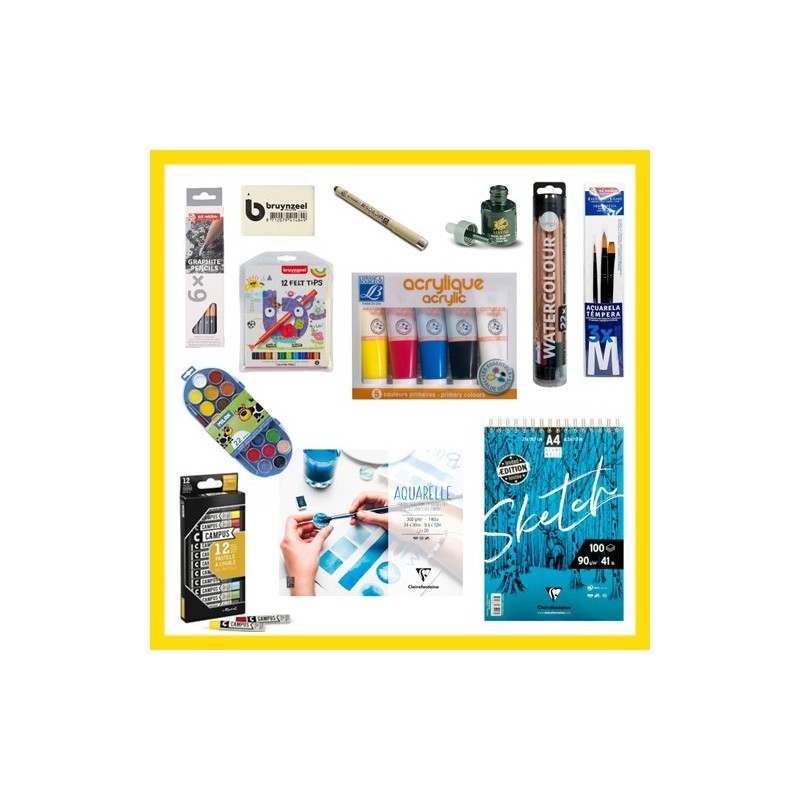 Materiais Belas Artes - Art Pack Intermediate | totenart.com