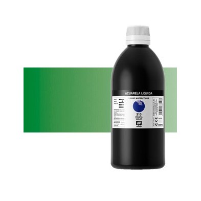 Aquarela Liquida Vallejo, Verde Intenso, 500 ml. n. 530