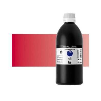 Aquarela Liquida Vallejo, Vermelho Intenso, 500 ml. n.230