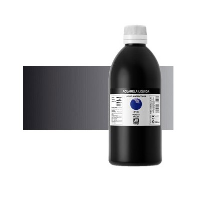 Aquarela Liquida Vallejo, Preto, 500 ml. n.710