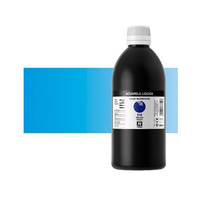 Aquarela Liquida Vallejo, Azul Celeste, 500 ml. n. 430