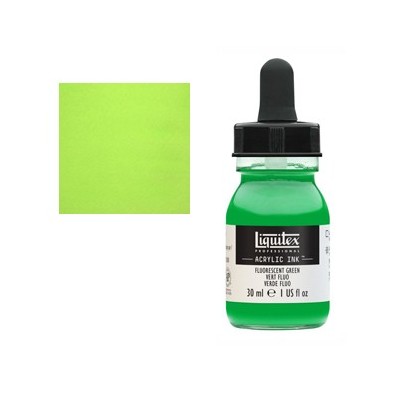 Materiais Belas Artes - Tinta Acrilica Liquitex Verde fluorescente, 30 ml. | totenart.com