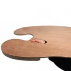 Materiais Belas Artes - Pá de madeira ovalada envernizada Talens, 70x47 cm | totenart.com