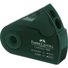 Materiais Belas Artes - Apara-lápis duplo Castell 9000, verde, Faber-Castell  | totenart.com