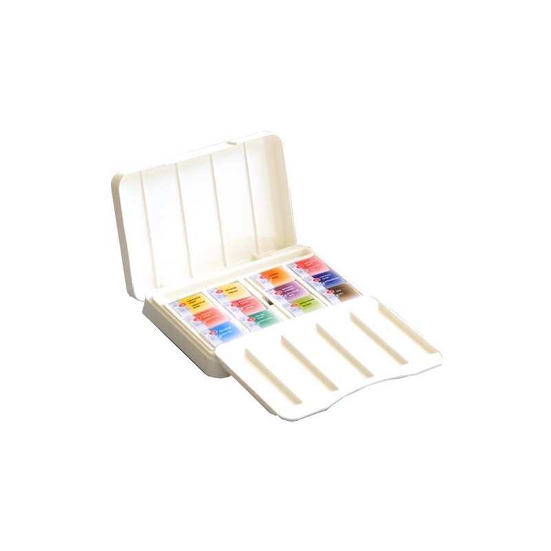 Materiais Belas Artes - Conjunto EDIÇÃO LIMITADA de 12 godetes \"Botânica\", caixa de plástico, White Nights | totenart.com