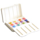 Materiais Belas Artes - Conjunto EDIÇÃO LIMITADA de 12 godetes \"Botânica\", caixa de plástico, White Nights | totenart.com