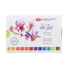 Materiais Belas Artes - Conjunto EDIÇÃO LIMITADA de 12 godetes \"Botânica\", caixa de plástico, White Nights | totenart.com