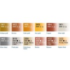 Materiais Belas Artes - Conjunto EDIÇÃO LIMITADA de 12 godetes \"Metálico e pastéis\", caixa de plástico, White Nights | totenar