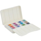 Materiais Belas Artes - Conjunto EDIÇÃO LIMITADA de 12 godetes \"Pastel\", caixa de plástico, White Nights | totenart.com