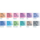 Materiais Belas Artes - Conjunto EDIÇÃO LIMITADA de 12 godetes \"Pastel\", caixa de plástico, White Nights | totenart.com